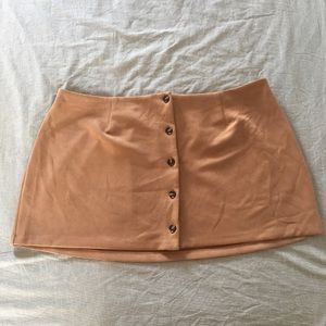 Wild Fable Suede Mini Skirt 4x